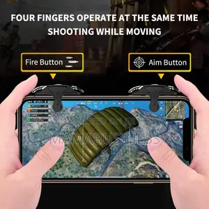 Mobile Game Controller [L1+R1] Trigger Aim Button Compatible
