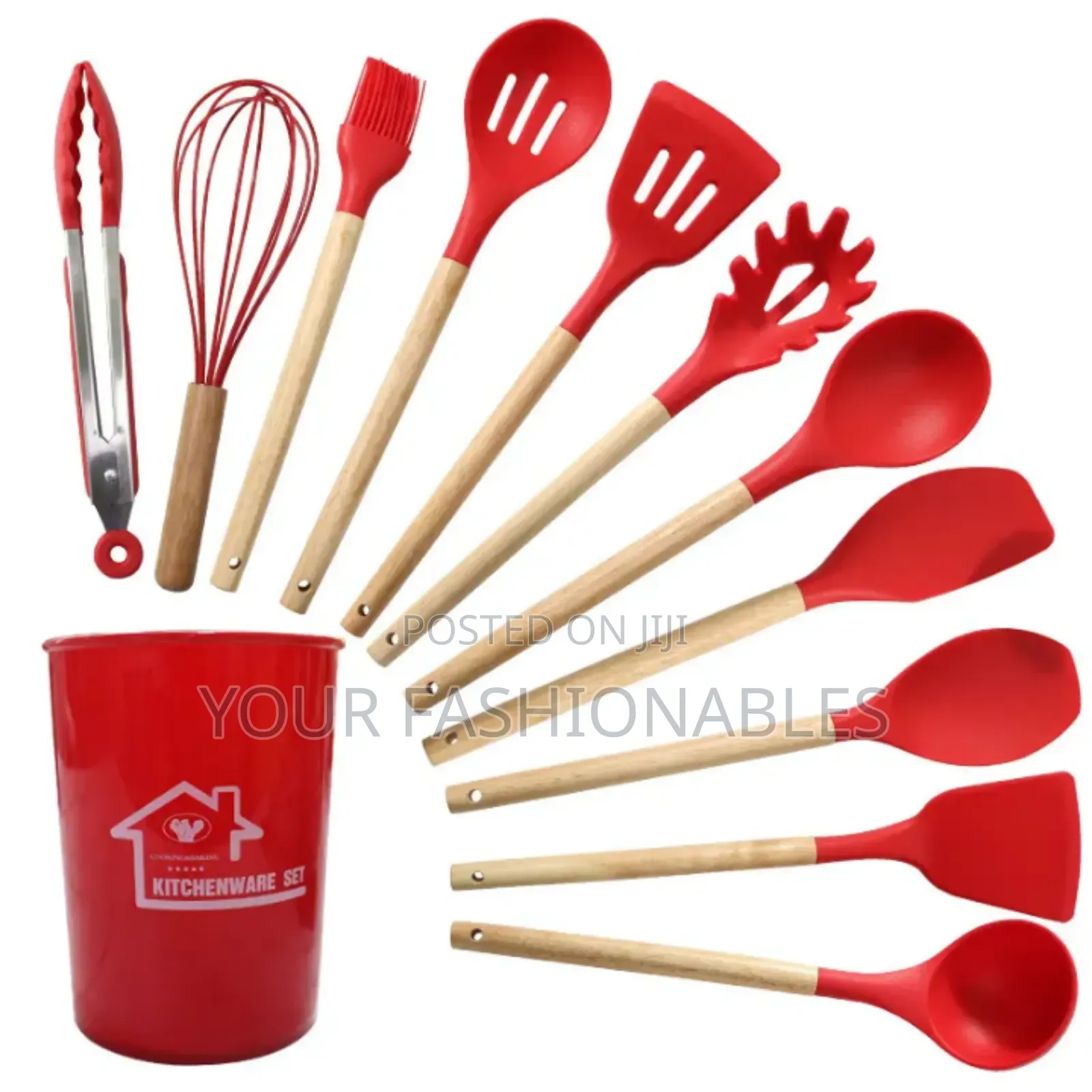 Silicon Cooking Spoon Set of 12pieces