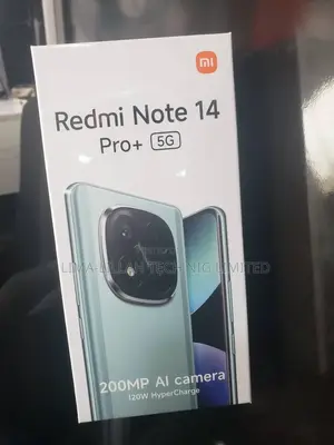 New Xiaomi Redmi Note 14 Pro+ 5G 512 GB Black