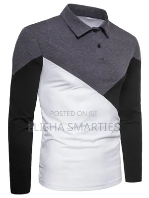Classic Designer Longsleeve Patch Work Polo Shirt