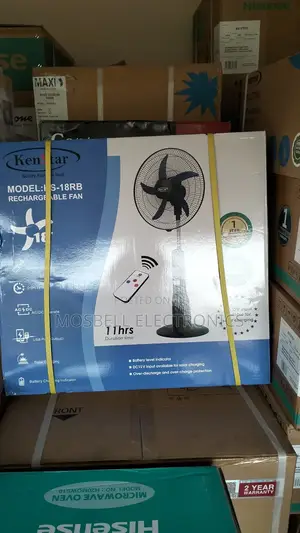 Ks-18rb 18 Inches Rechargeable Fan With Usb, Bottom Battery