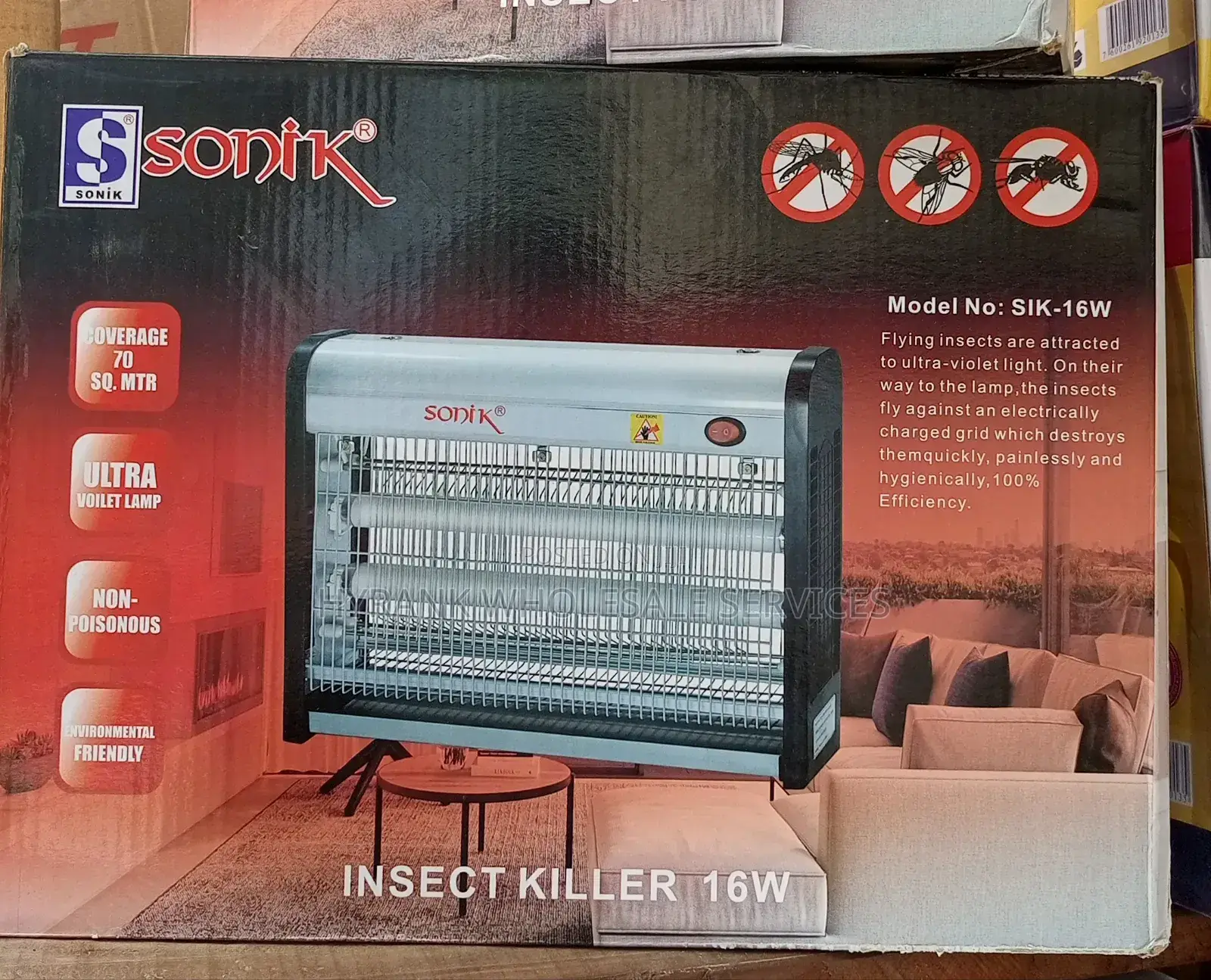 Mosquitoes Catch and Kill Light