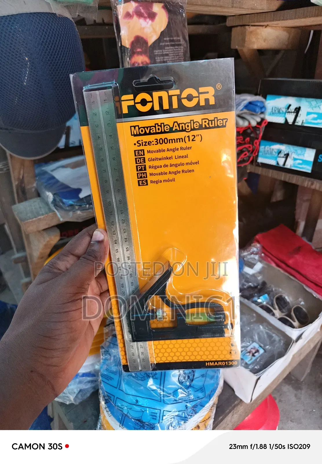 Movable Angle Ruler 300mm