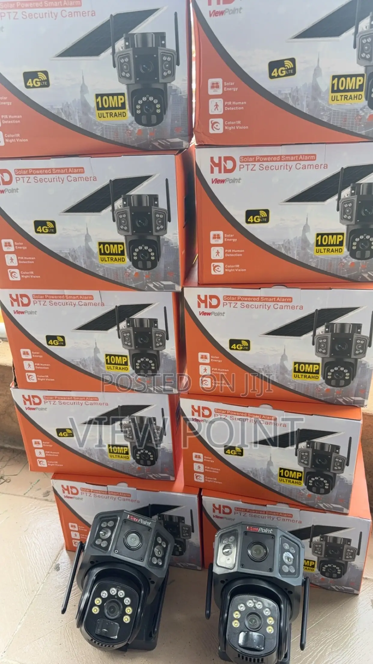 10mp Triple Lens/Screen 4g Solar Cctv Camera
