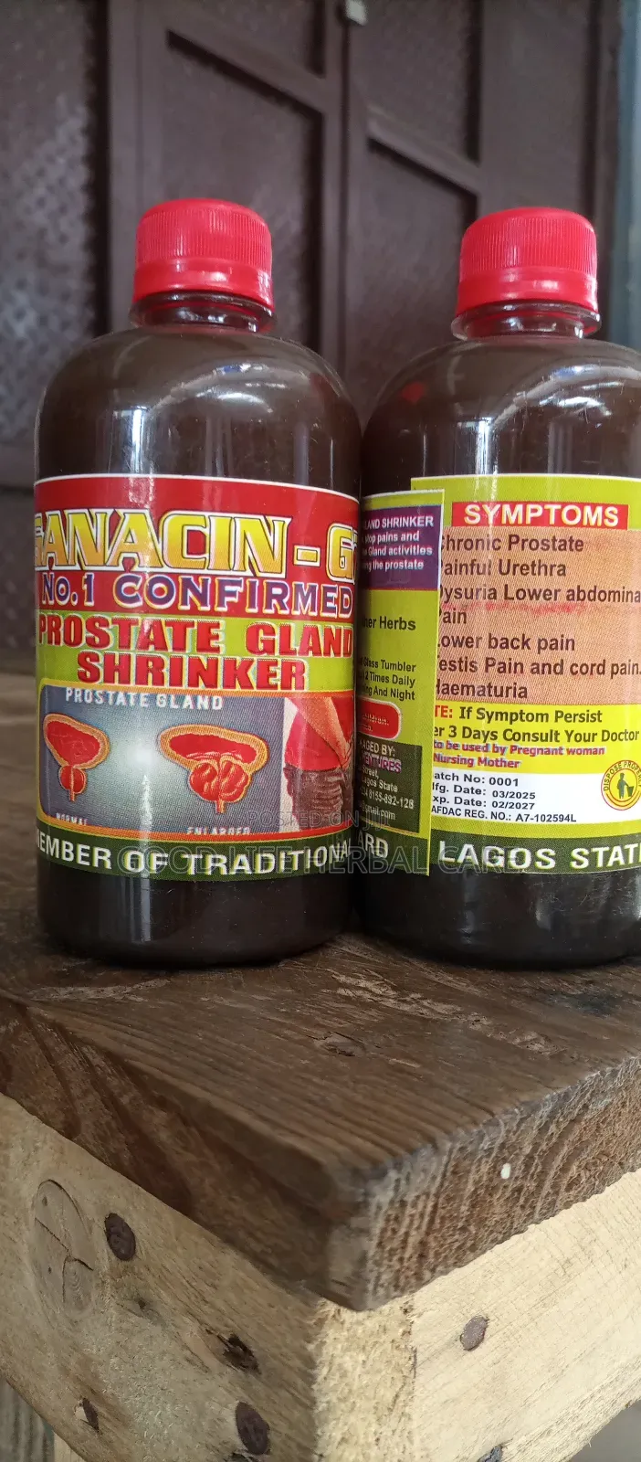 Ganacin D7 No 1 Confirmed Prostate Gland Shrinker