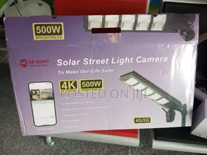 500w All in One Solar Street Light With 360° View Camera