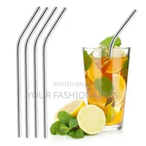 Reusable Metal Straw ( Silver)