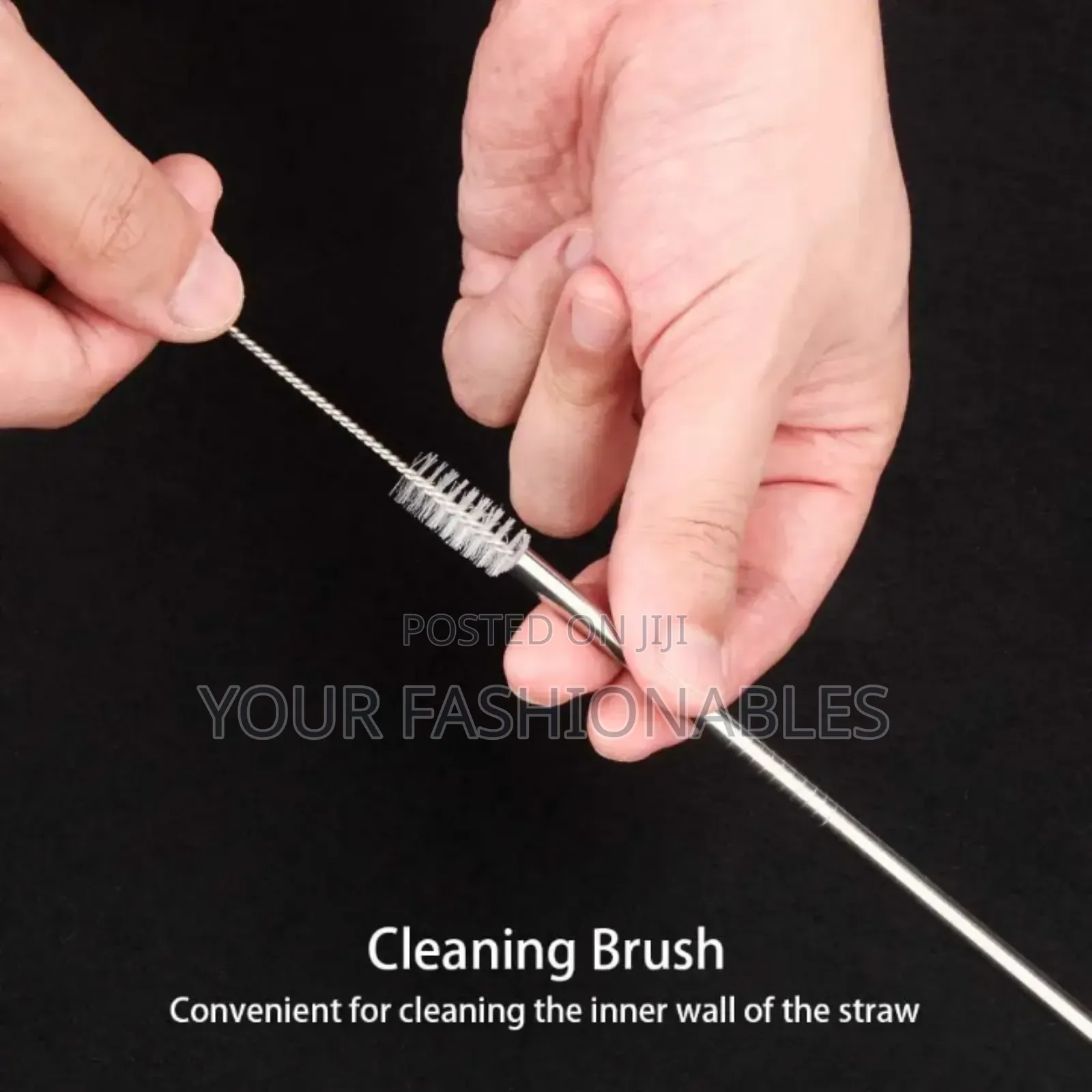 Reusable Metal Straw ( Silver)