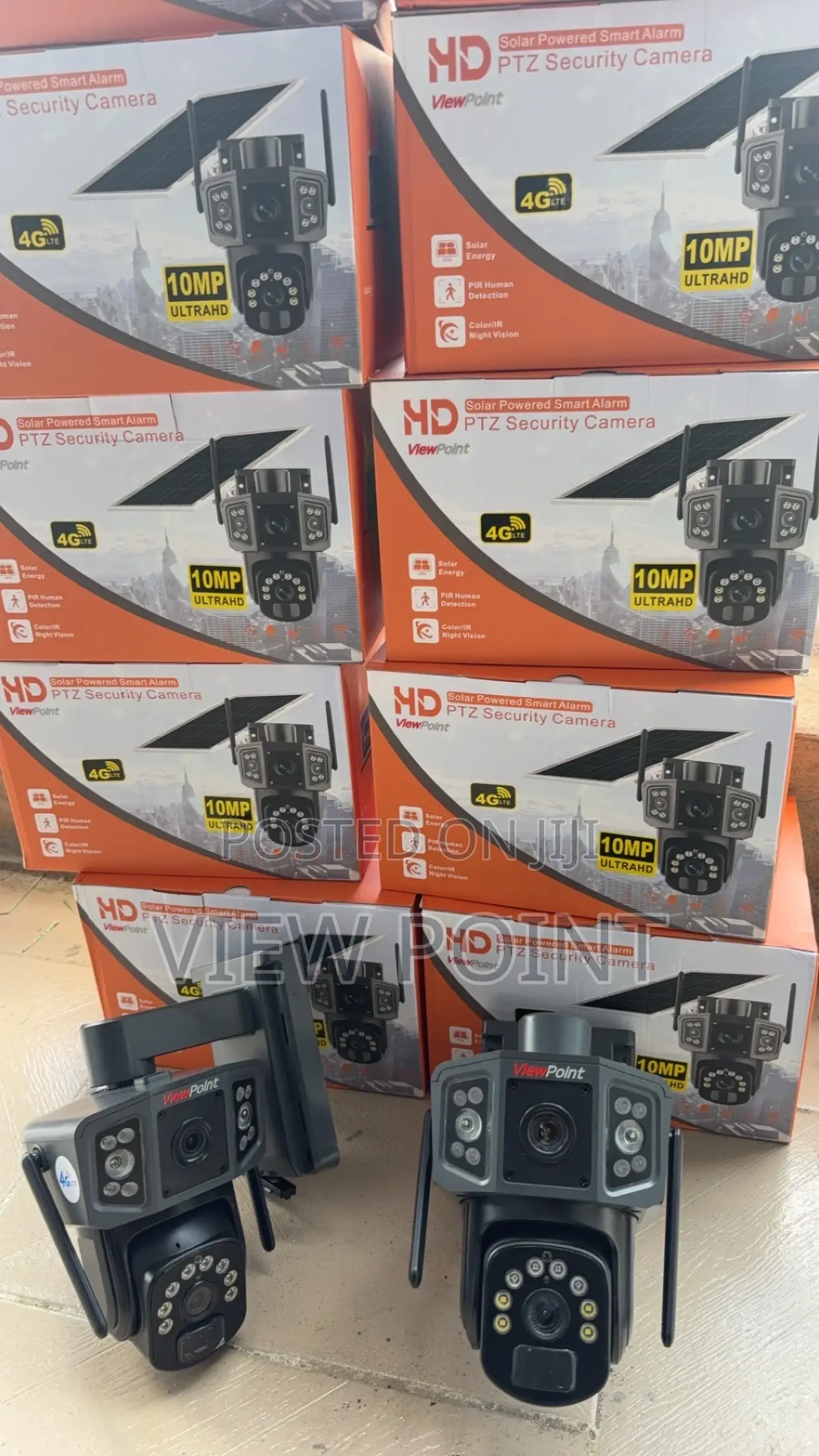 10mp 4g Smart Solar Panel Powered 3lens Camera -3 Screenview