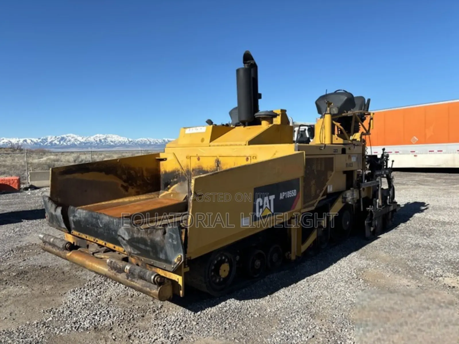 Caterpillar Ap-1055d Track Asphalt Paver 2012 Model