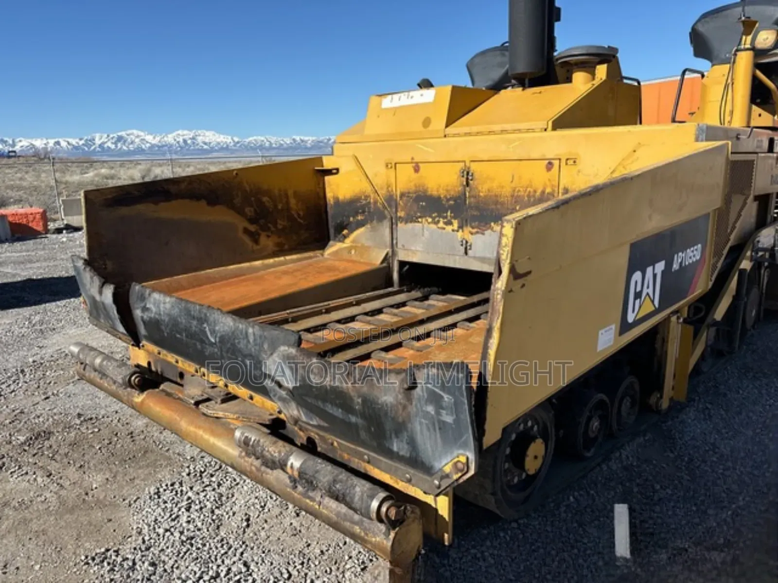 Caterpillar Ap-1055d Track Asphalt Paver 2012 Model