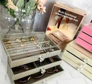 Multifunctional 3 Drawer Jewelry Box Organiser