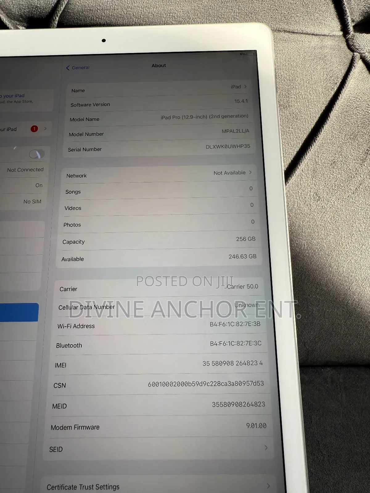 Apple iPad Pro 12.9 (2017) 256 GB Silver