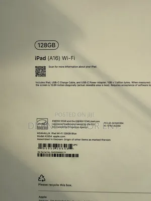 New Apple iPad (2025) 128 GB Blue