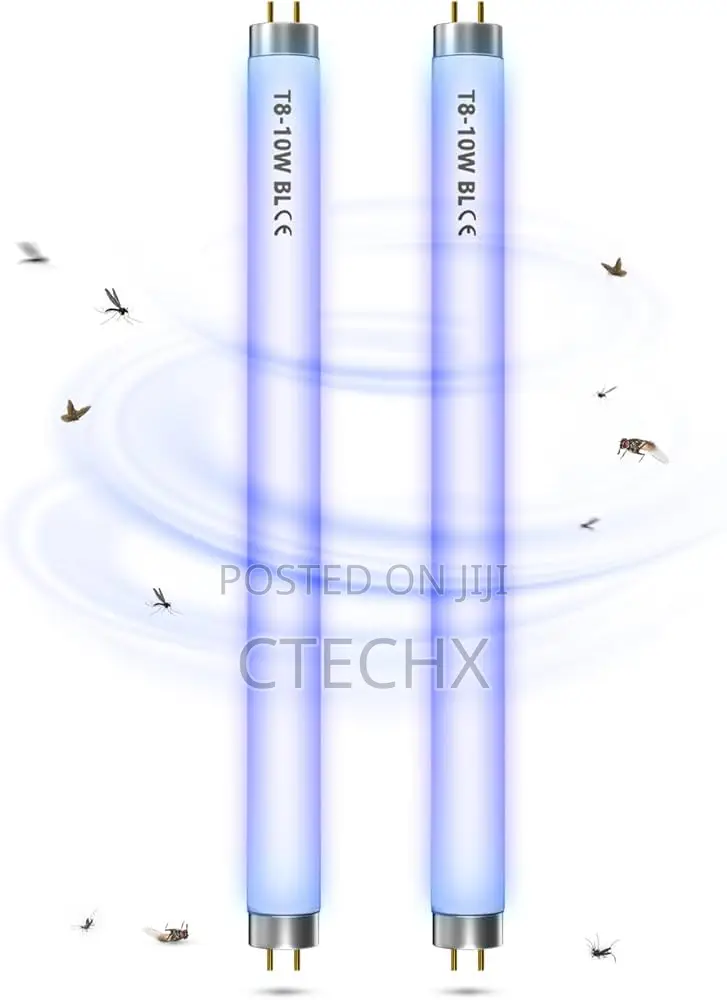 2 Pack 10w Fly Killer Replacement Bulbs Bl T8 Uv Lightbulbs