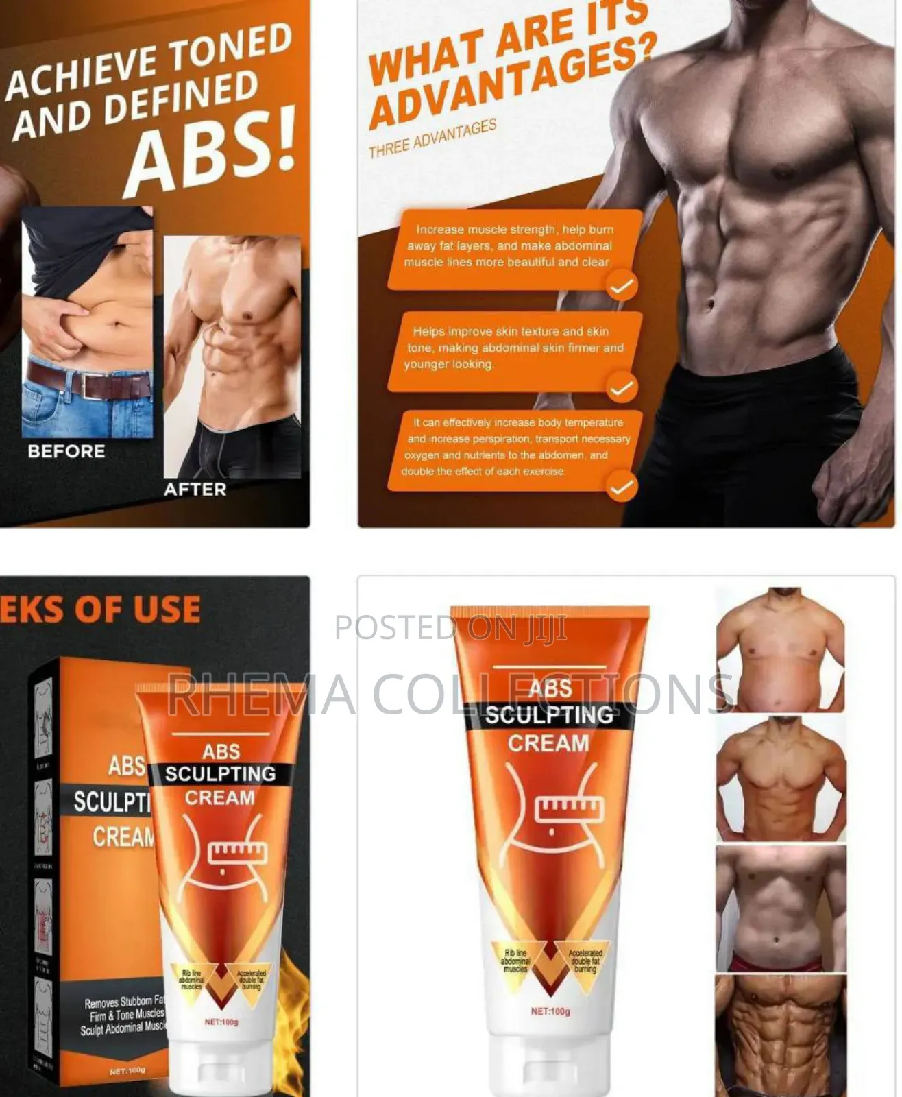 Abs Sculpting (Slimming) Cream