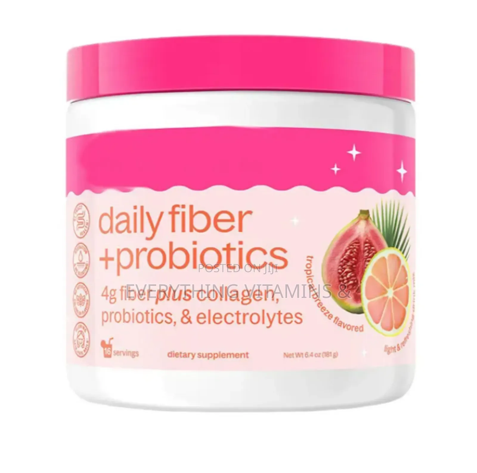 Daily Fiber + Probiotics + Electrolyte Supplement