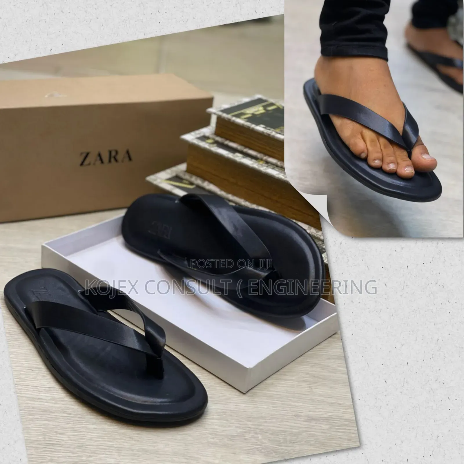 Luxury Zara Slippers Available as Seen