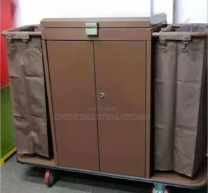 Hotel Cleaning Trolley With Door