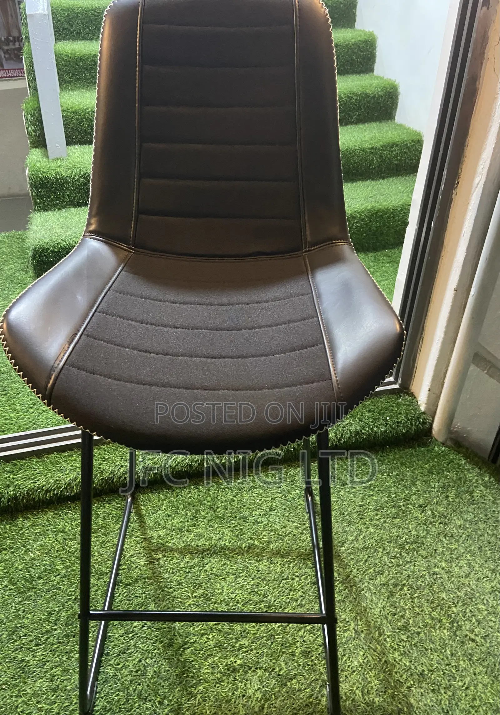 Classy Leather Bar Stool