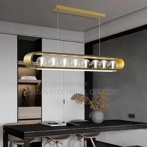 Modern Led Pendant Lights Gold White Chandelier Indoor