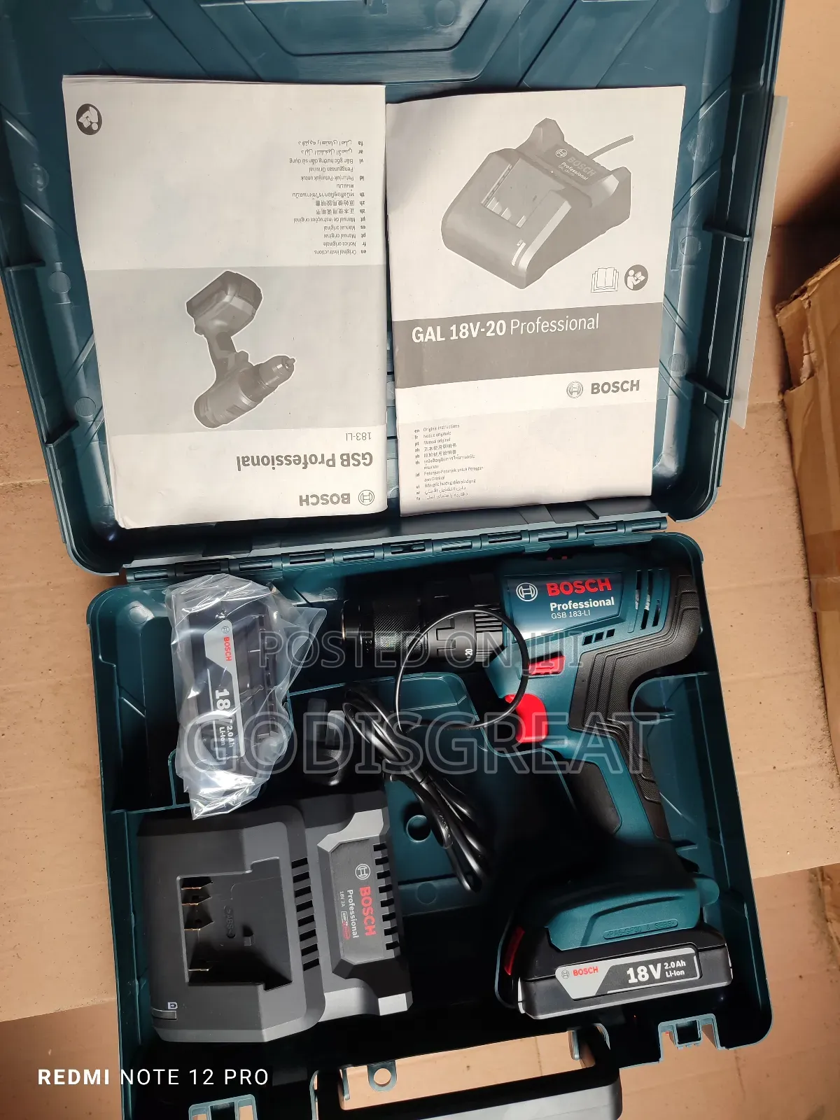 18v Original Bosch Screw Machine