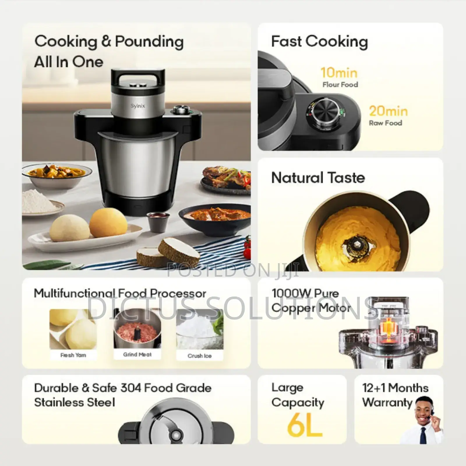 Multifunctional Automatic Cooking Food Processing Machine