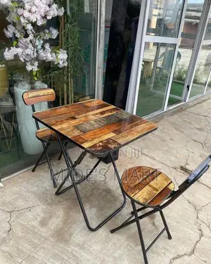 Vintage 1 Table and 2 Chairs