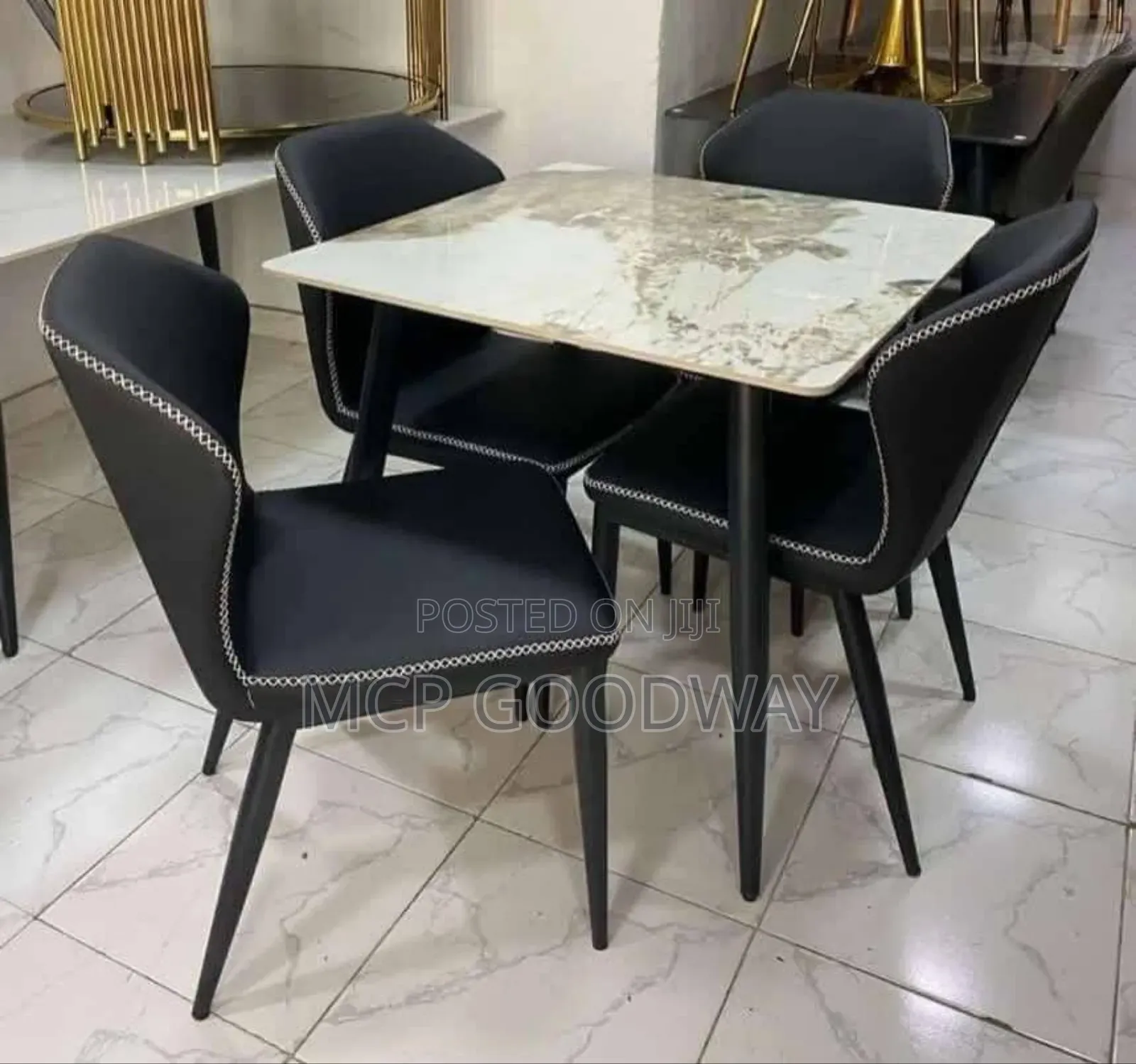 Dinning Set 
Marble Top 
Square