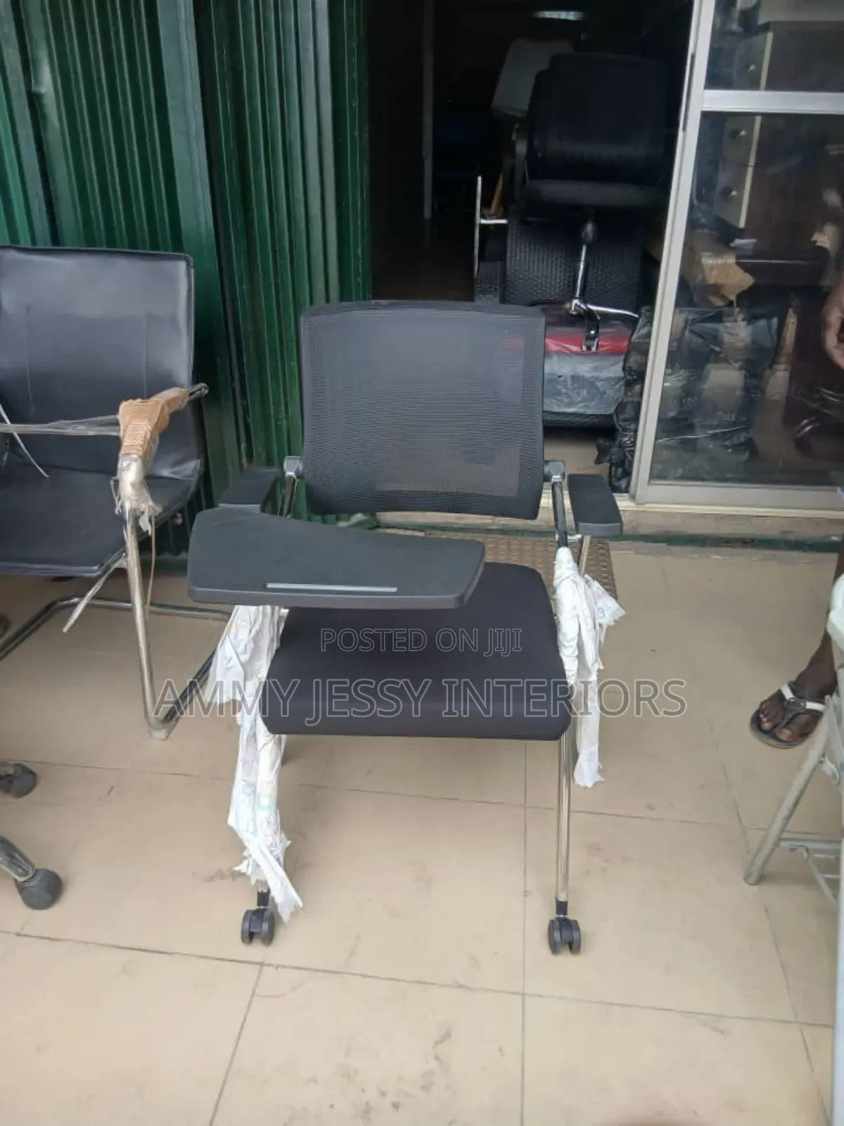 Student Chair With Writing Pad