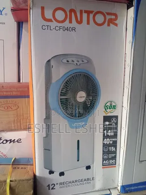 Lontor 12" Rechargeable Water/Mist Fan