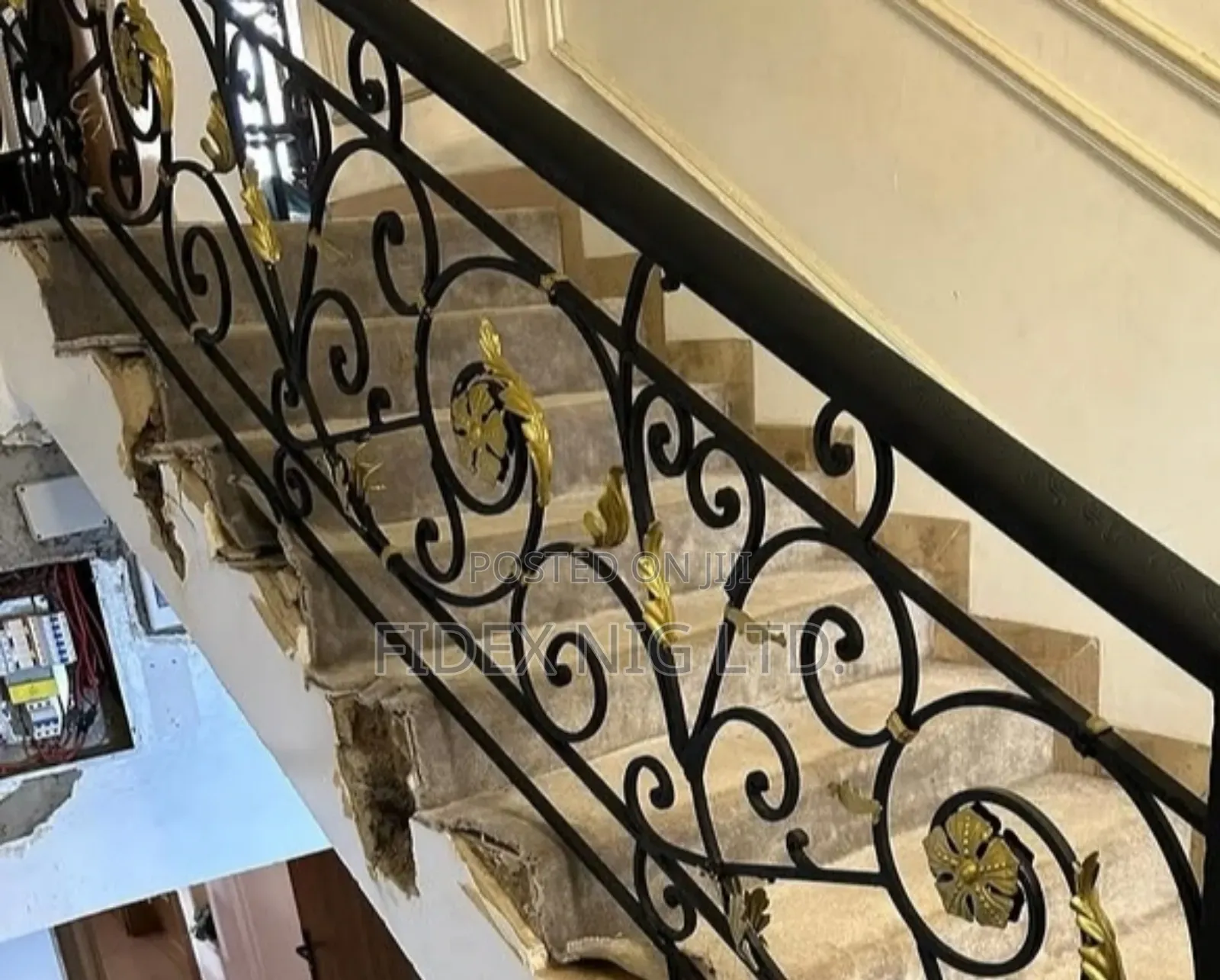 Wrought Iron Design Hand Rails