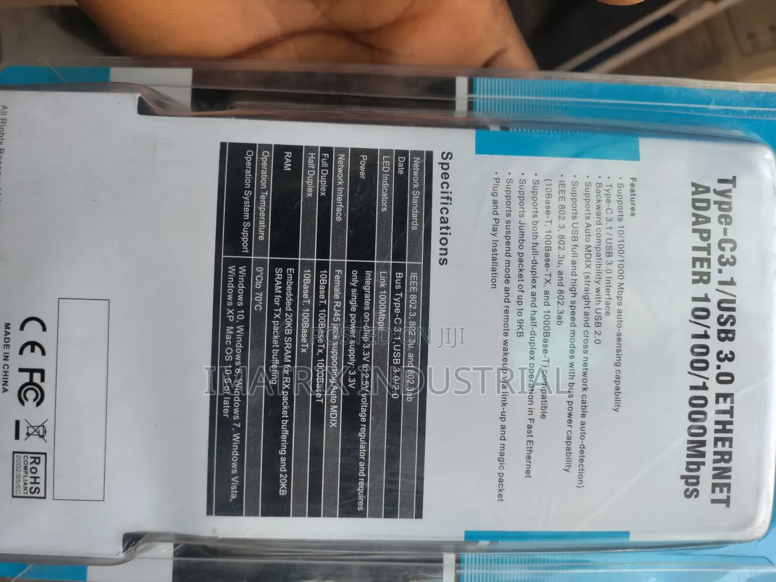Usb 3.0 to Ethernet Converter