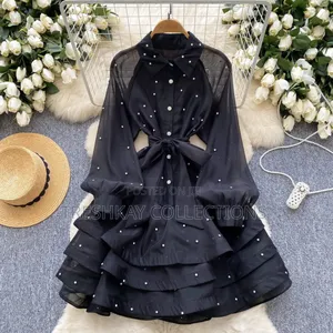 Luxe Studded Damsel Layers Dress