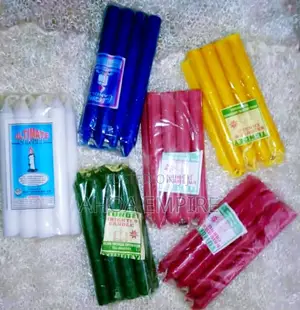 Candles (Green, Yellow, Black, White, Pink, Red)