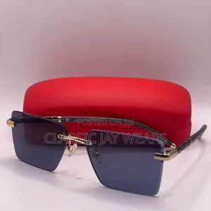 Photo - Tinted Black Quality Cartier Sunglasses Collections