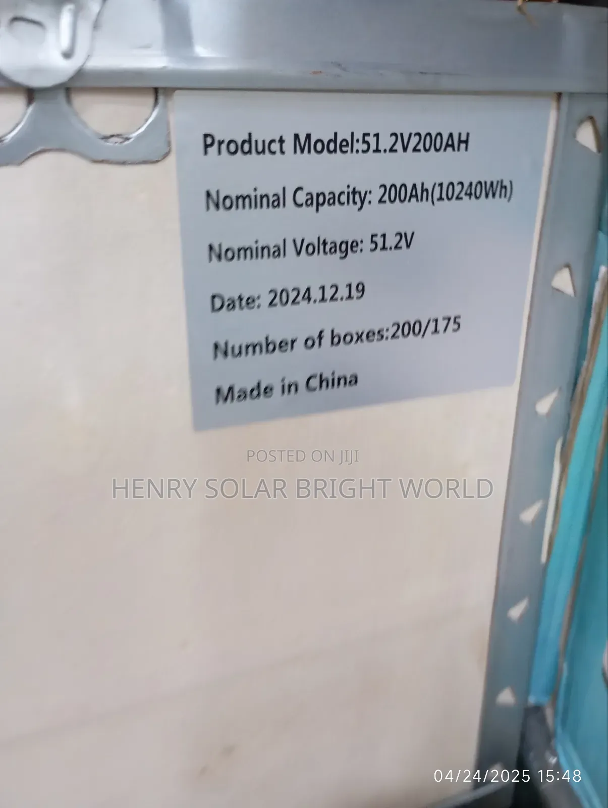 SMS 10kwh 51.2v Lithium Battery