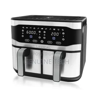 Lexical Double Basket Air Fryer-2100w