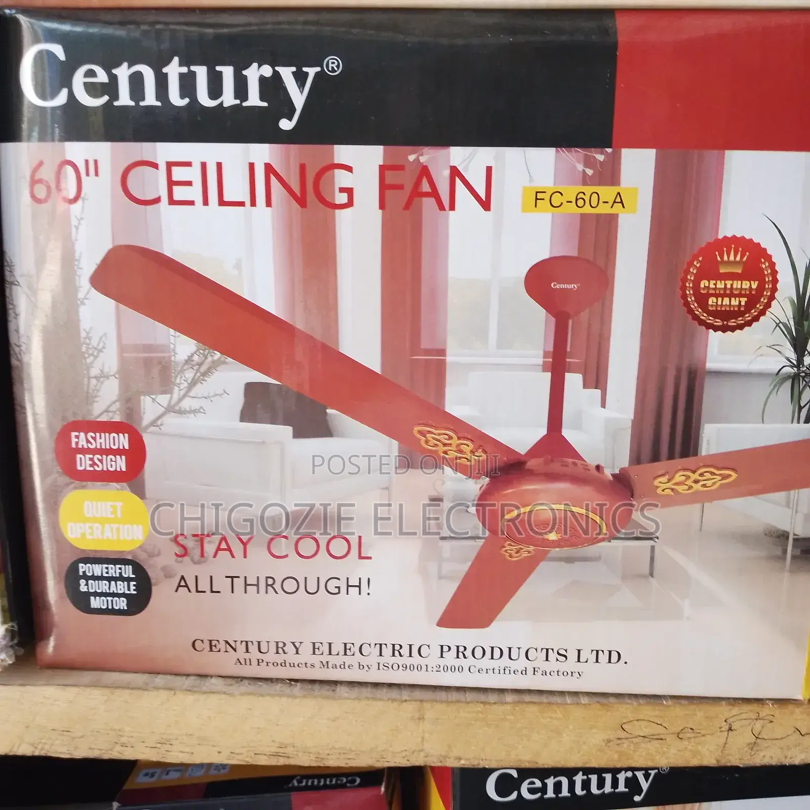 Century 60" Celling Fan