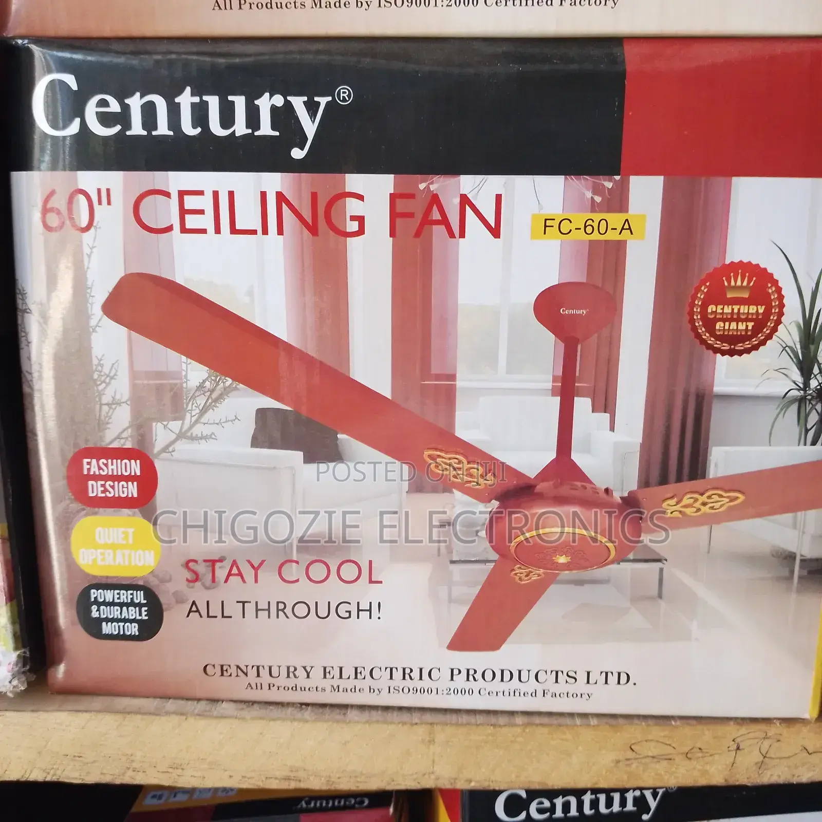 Century 60" Celling Fan