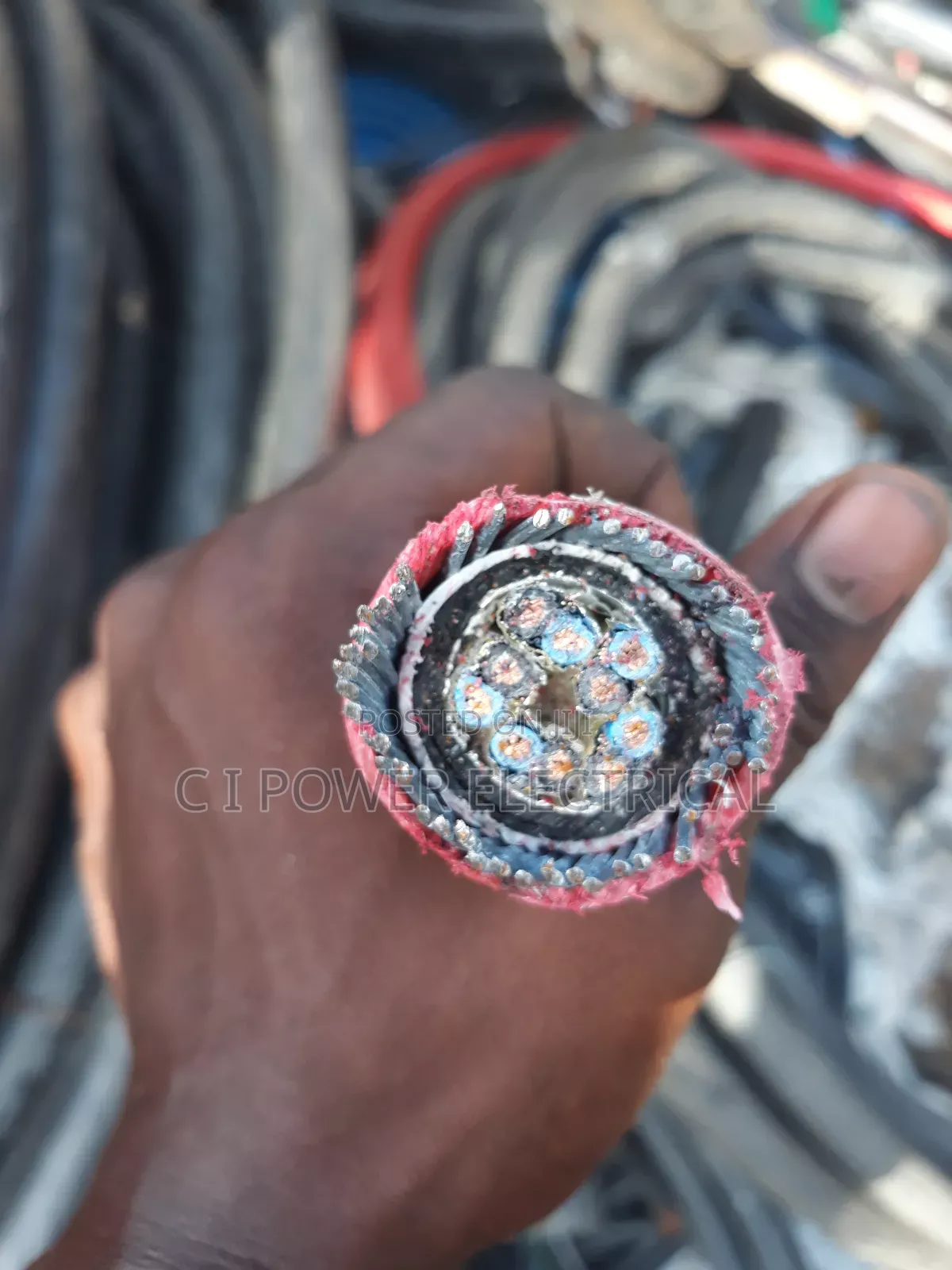 2.5mm 5 Pair Armored Cable