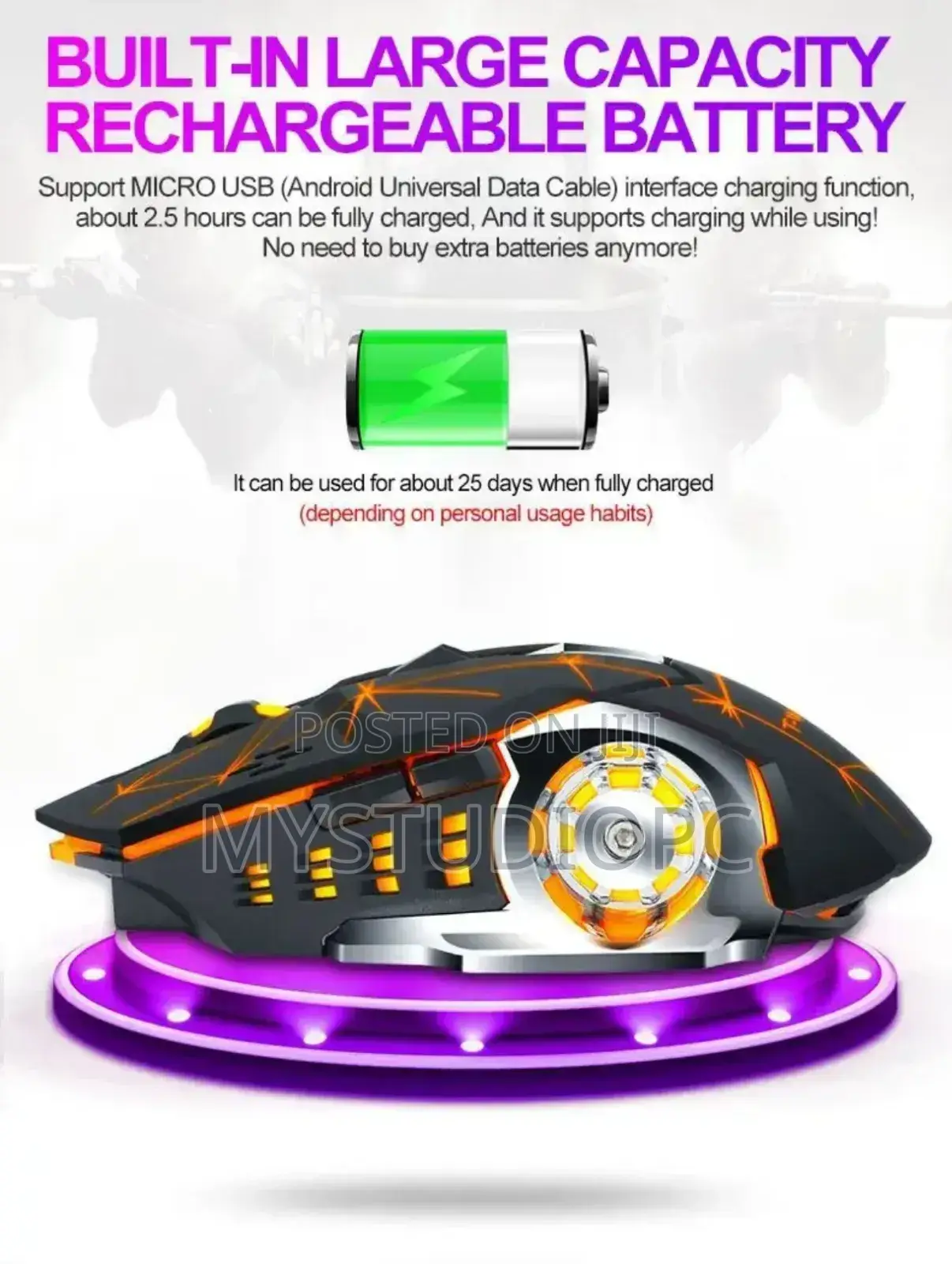 Twolf Wireless Gaming Mouse