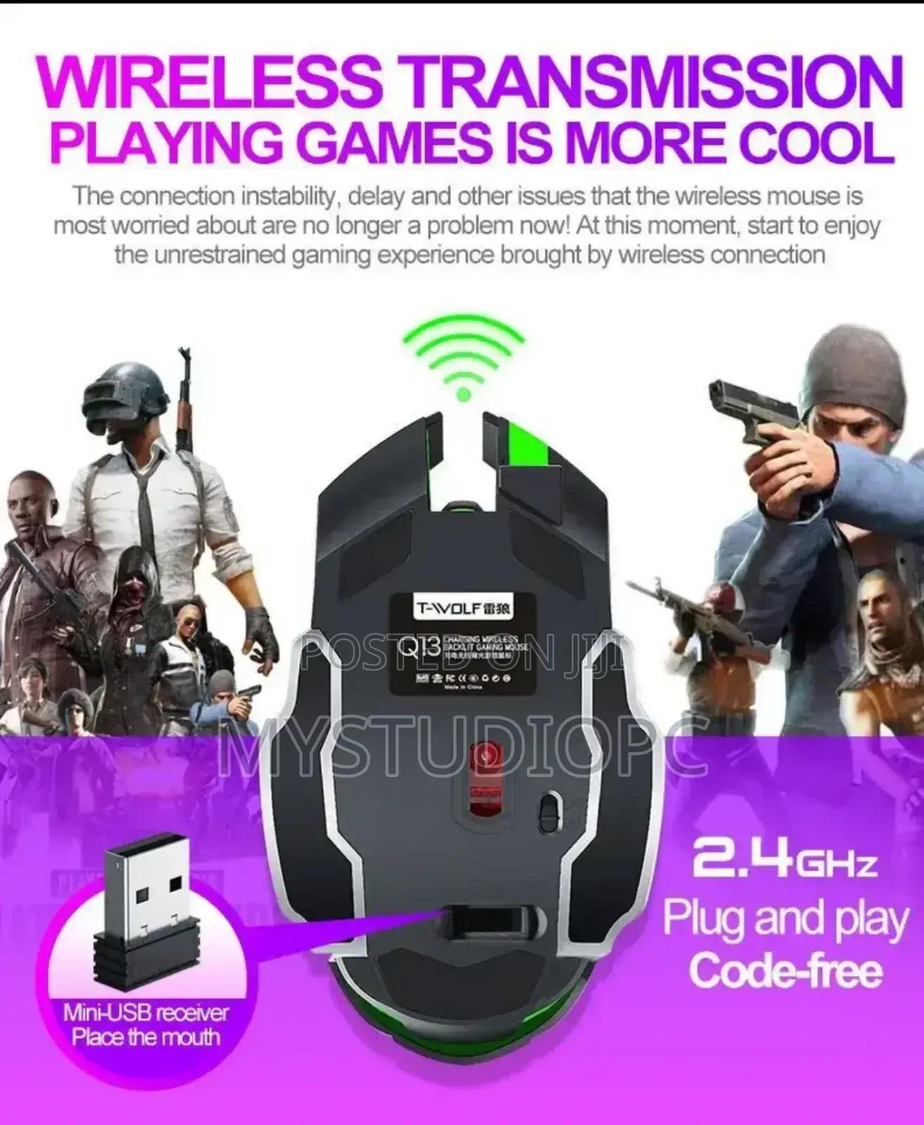 Twolf Wireless Gaming Mouse
