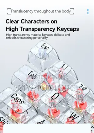 Twolf Transparent Mechanical Keyboard