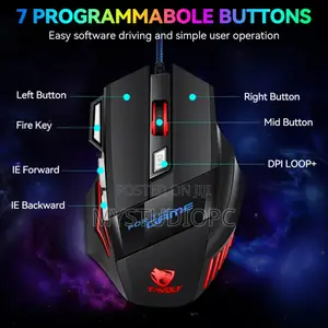 Twolf Wired Gaming Mouse V1