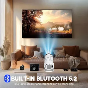 Mini Projector With 2 Joystick Bluetooth 5.2