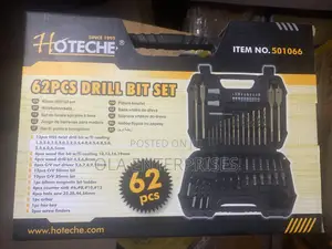 Hoteche 62pcs Drill Bit Set