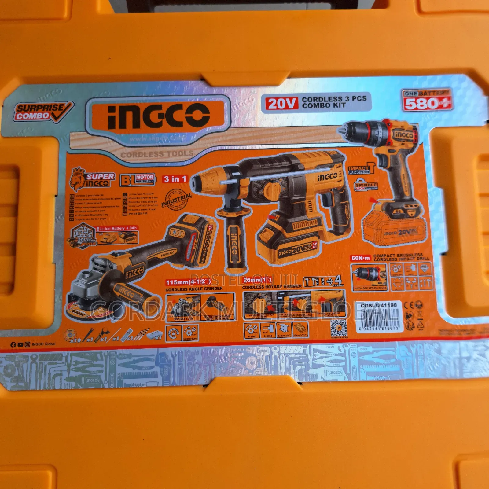 Lithium-Ion Cordless - 3pcs - Combo Kit