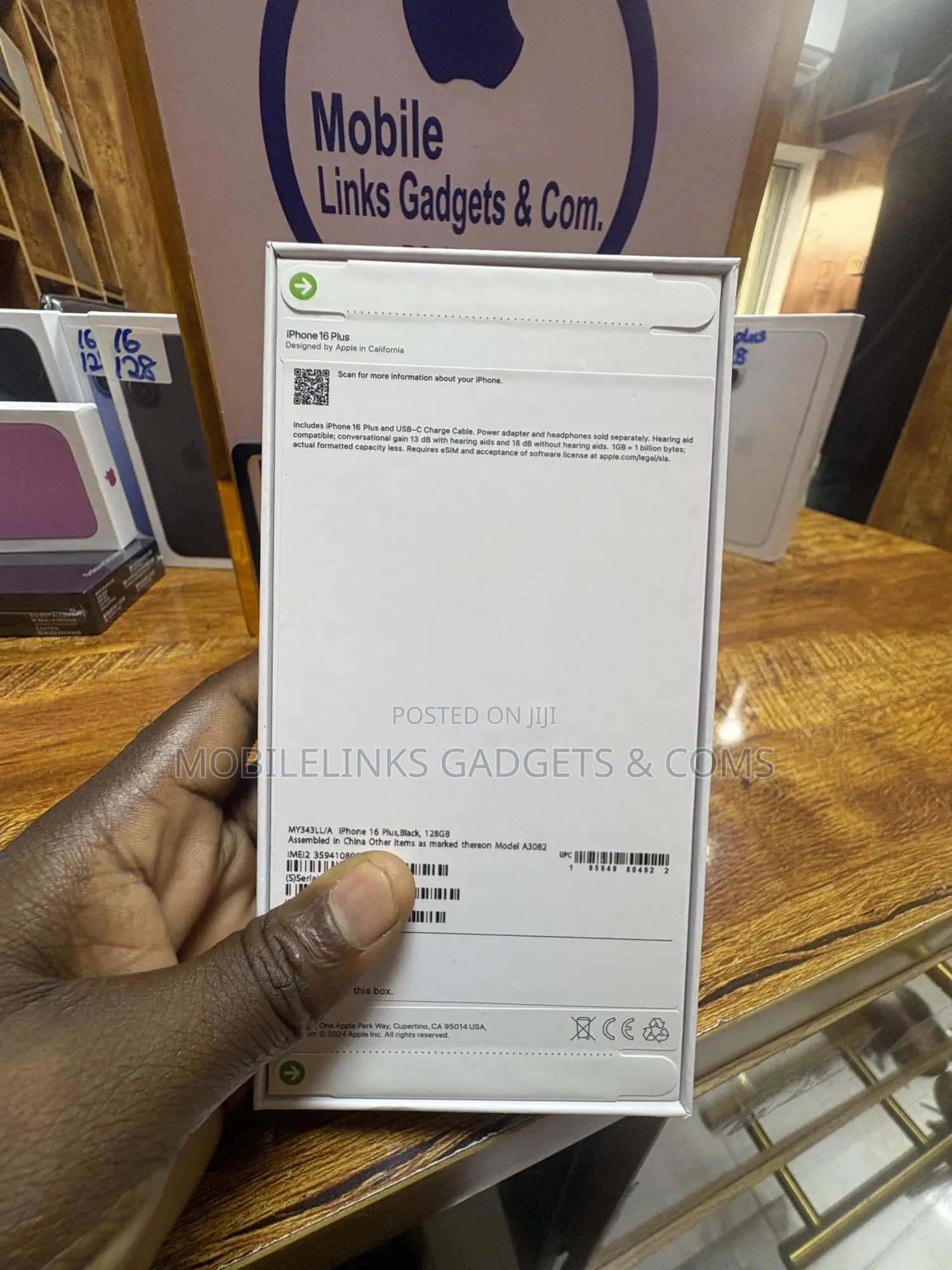 New Apple iPhone 16 Plus 128 GB White