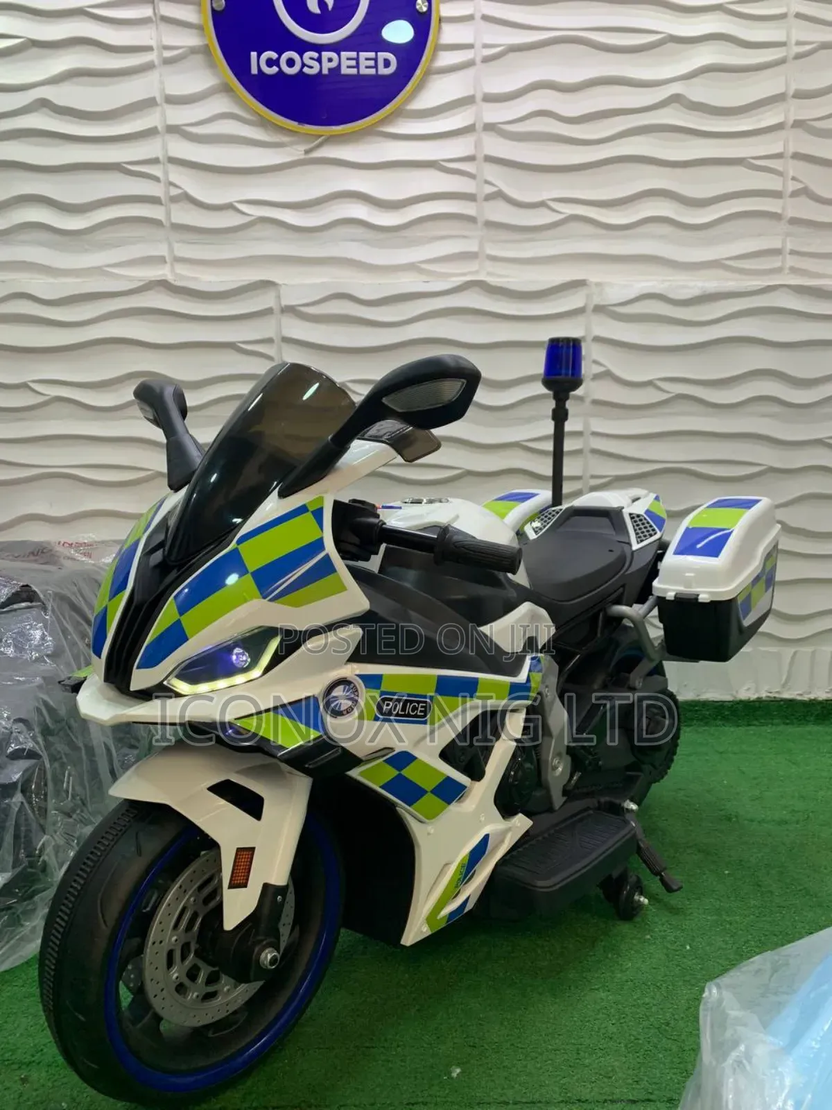 Children Electric Police Powerbike With Bluetooth Age 5-15